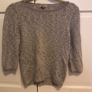 Grey knit top